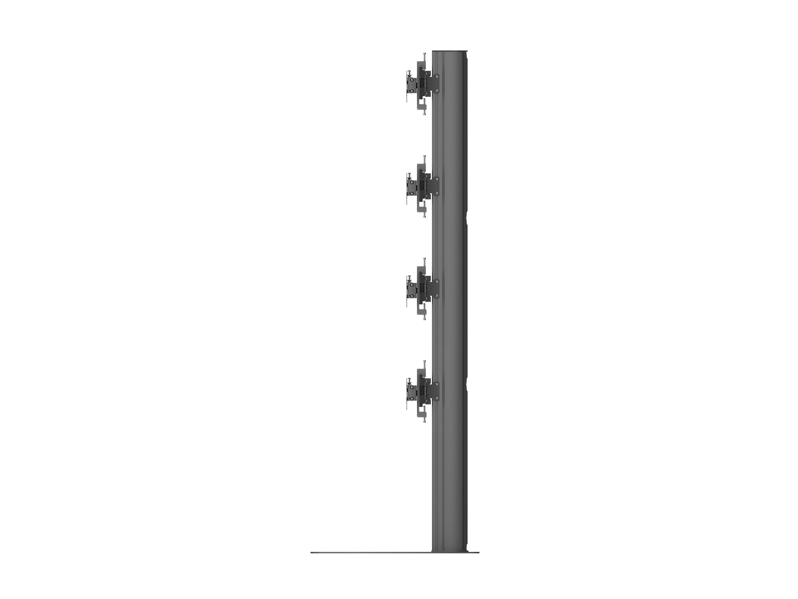 Multibrackets MBFSC4U M Pro 1.8m 4-Screen Floor Stand For 15"-32" Screens | 7340234810321 Floor Stand Multibrackets