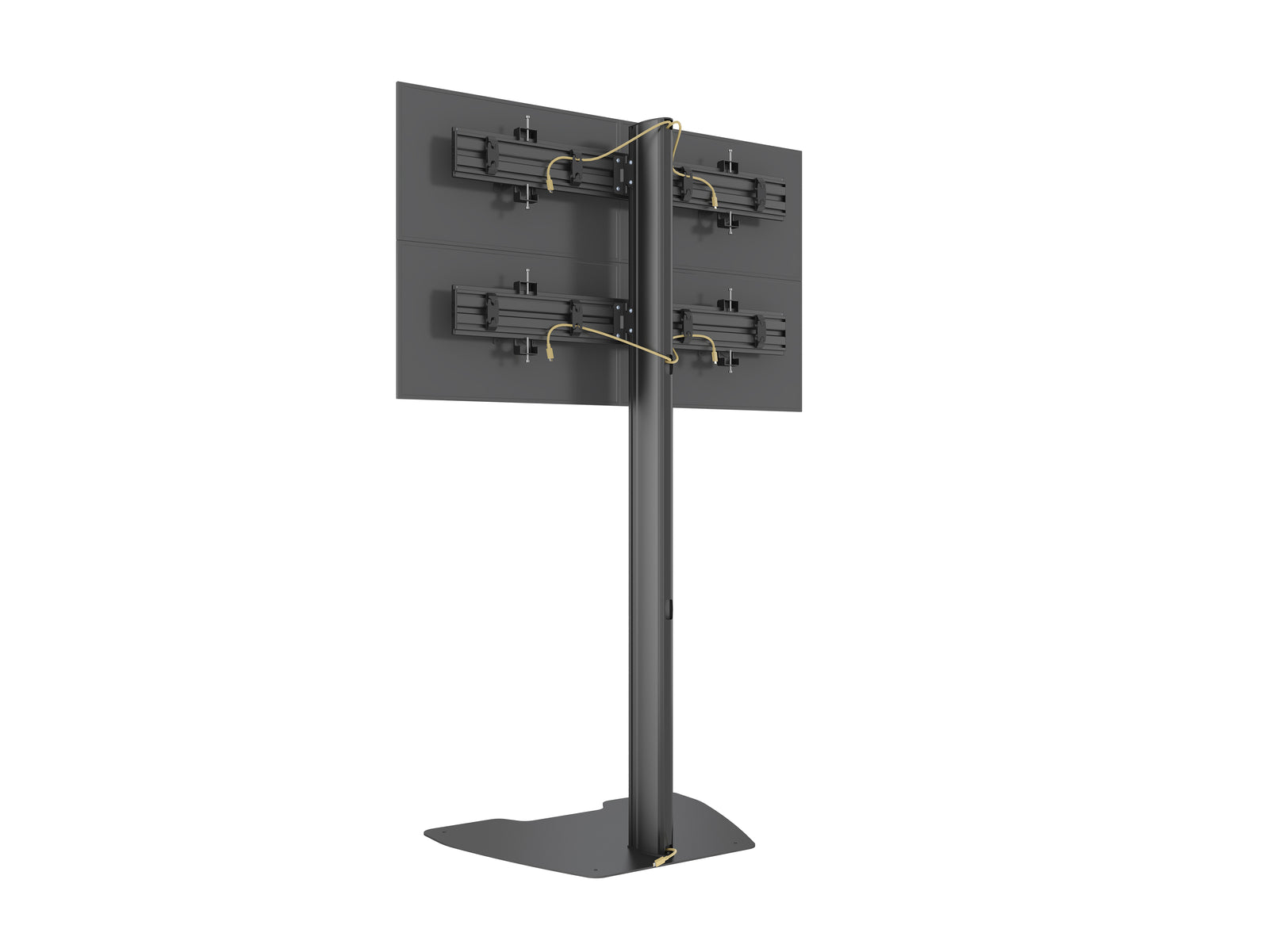 Multibrackets MBFSC4U M Pro 1.8m 4-Screen Floor Stand For 15"-32" Screens | 7350022739055 Floor Stand Multibrackets