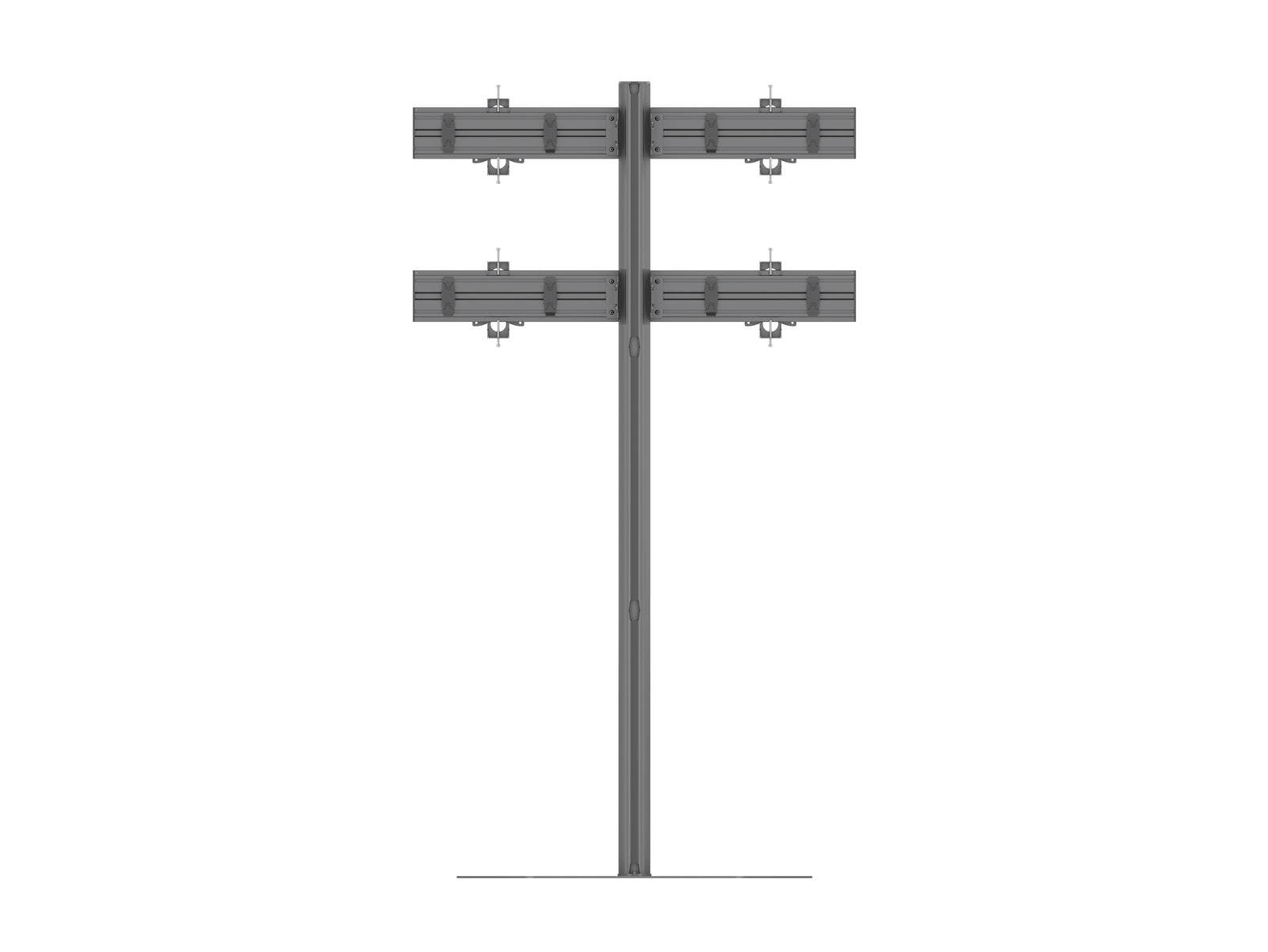 Multibrackets MBFSC4U M Pro 1.8m 4-Screen Floor Stand For 15"-32" Screens | 7350022739055 Floor Stand Multibrackets