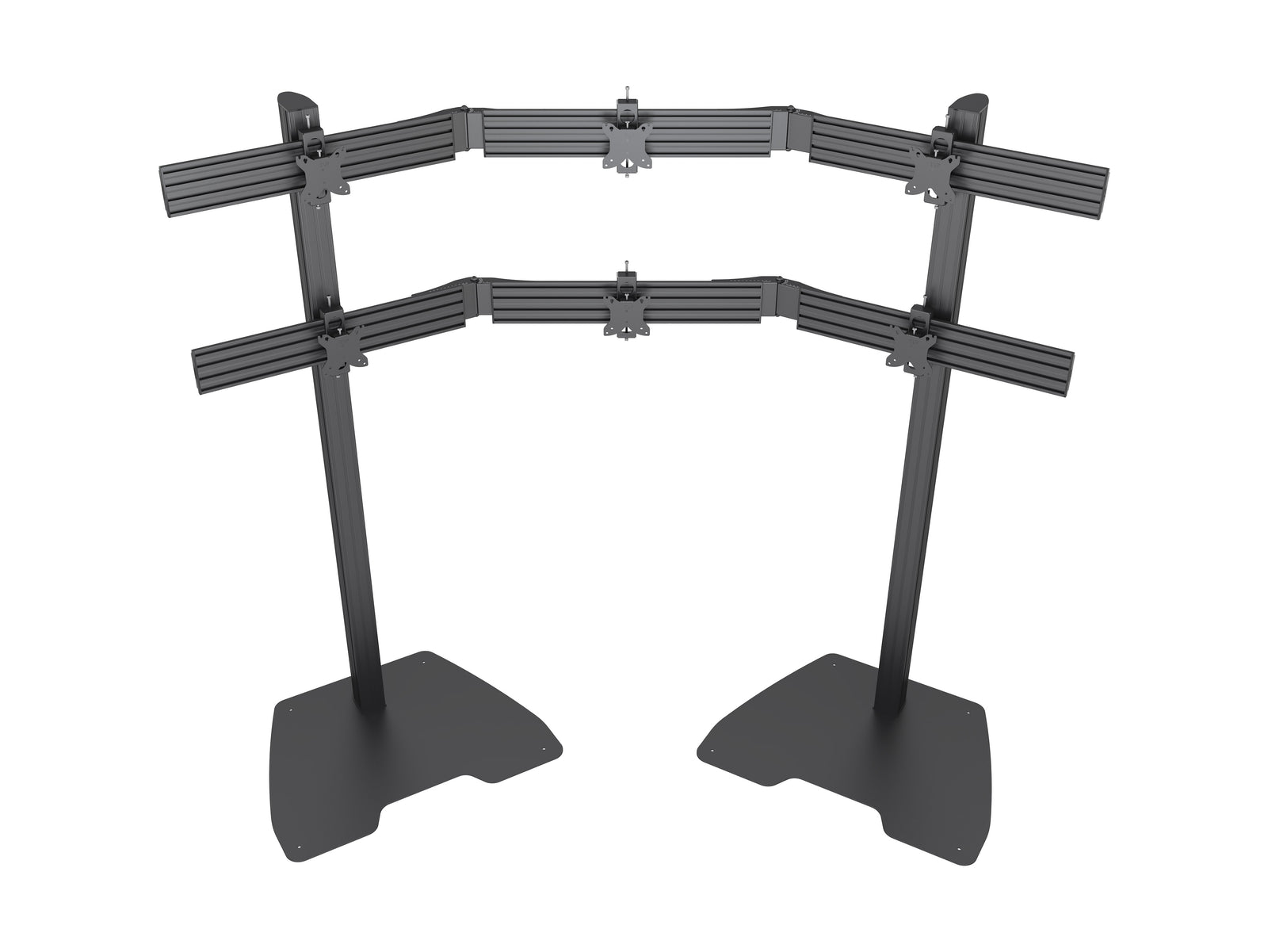 Multibrackets MBFSC6U M Pro 1.8m 6-Screens Floor Stand For 15"-32" Screens | 7340234810178 Floor Stand Multibrackets