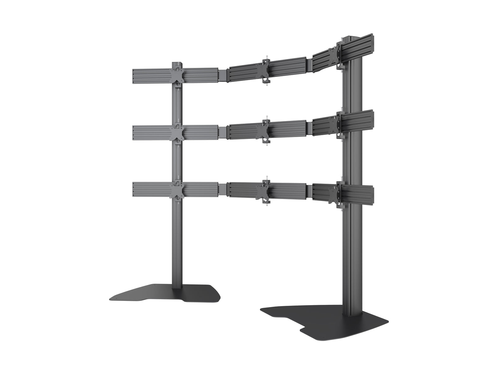Multibrackets MBFSC9U M Pro 1.8m 9-Screens Floor Stand For 15"-32" Screens | 7340234810185 Floor Stand Multibrackets