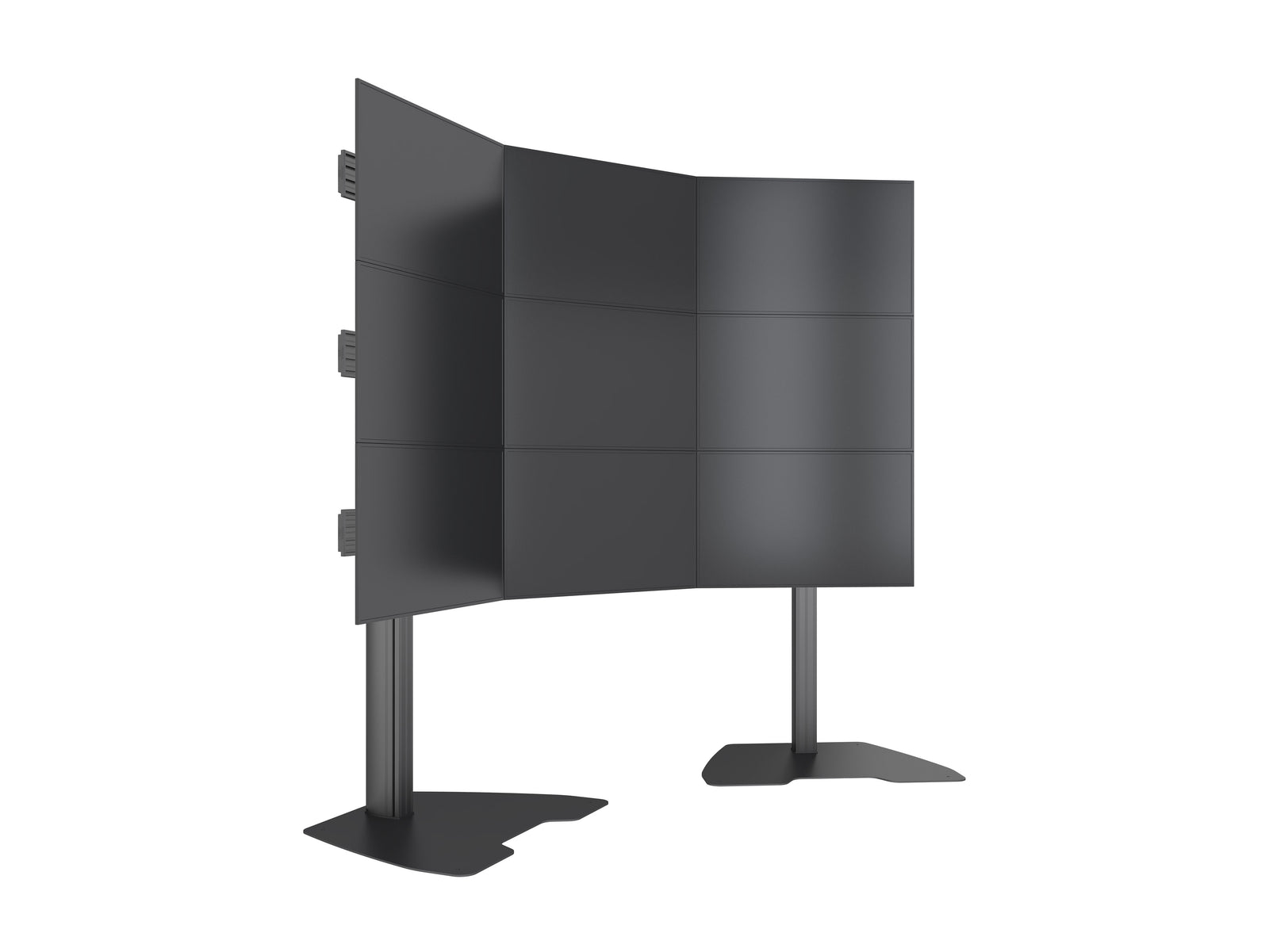 Multibrackets MBFSC9U M Pro 1.8m 9-Screens Floor Stand For 15"-32" Screens | 7340234810185 Floor Stand Multibrackets