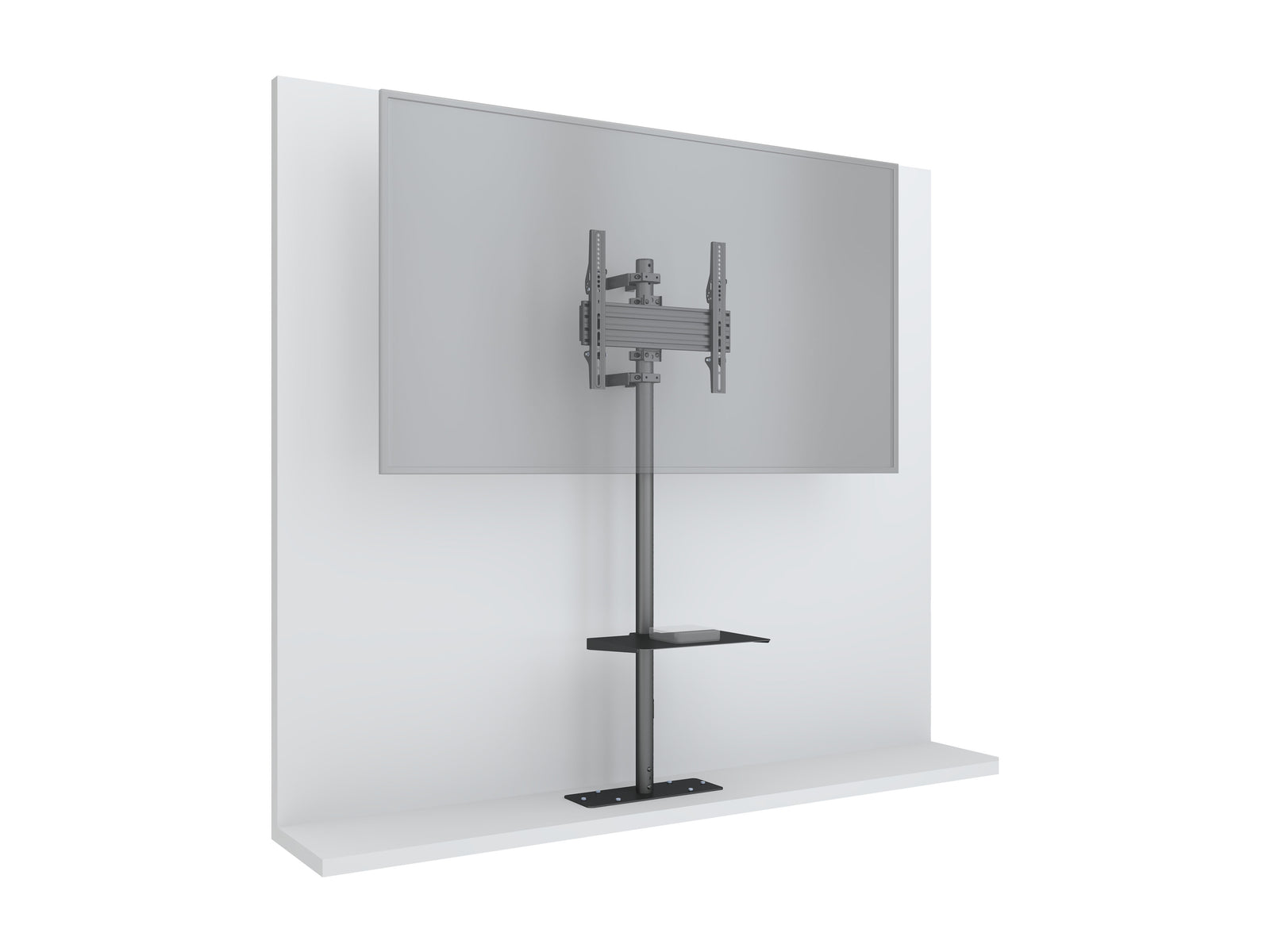 Multibrackets MBFW1U M Pro 1.5m Floorstand to Wall Mount For 32"-65" Screens | 7340234811939