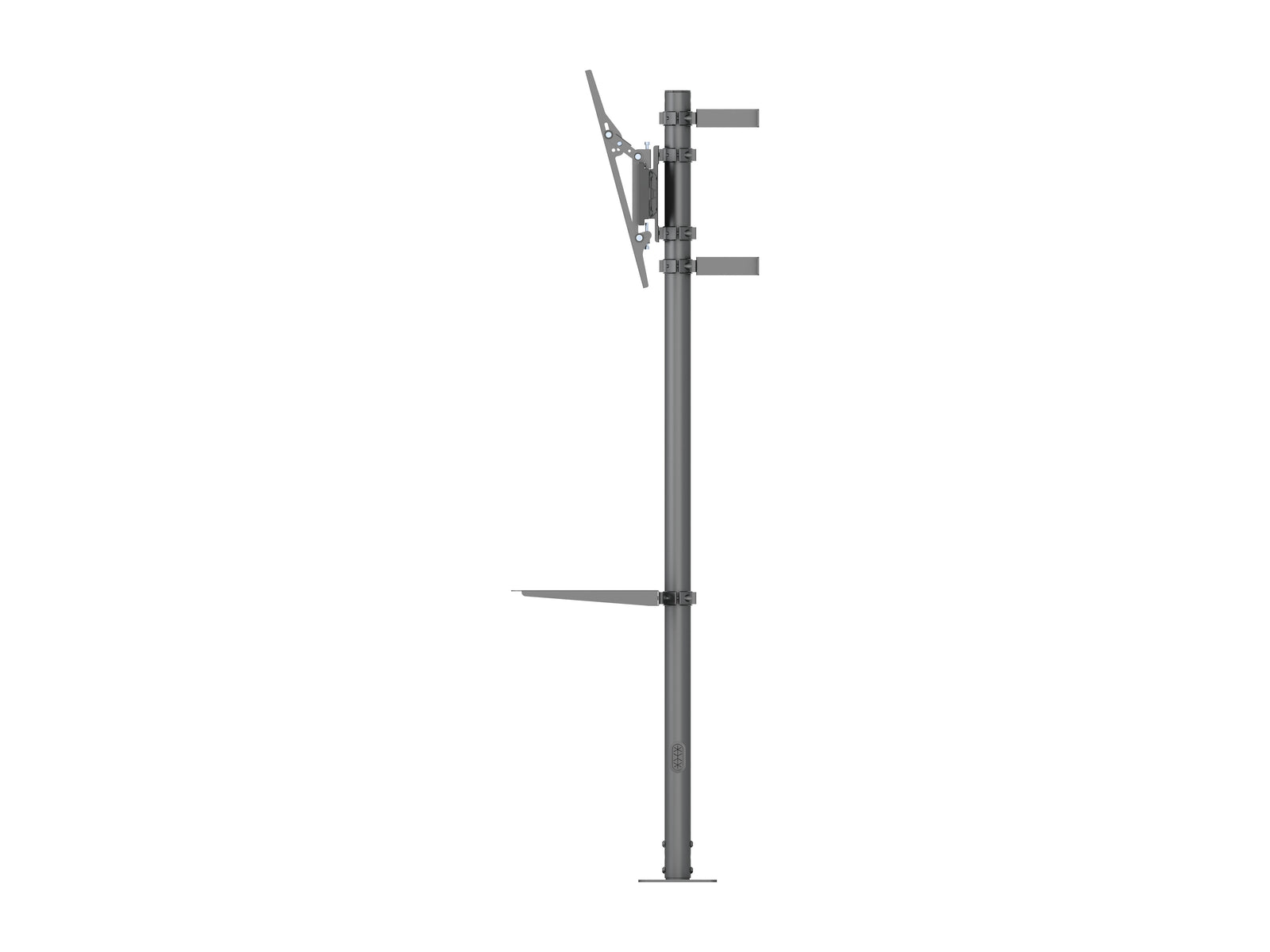 Multibrackets MBFW1U M Pro 1.5m Floorstand to Wall Mount For 32"-65" Screens | 7340234811939