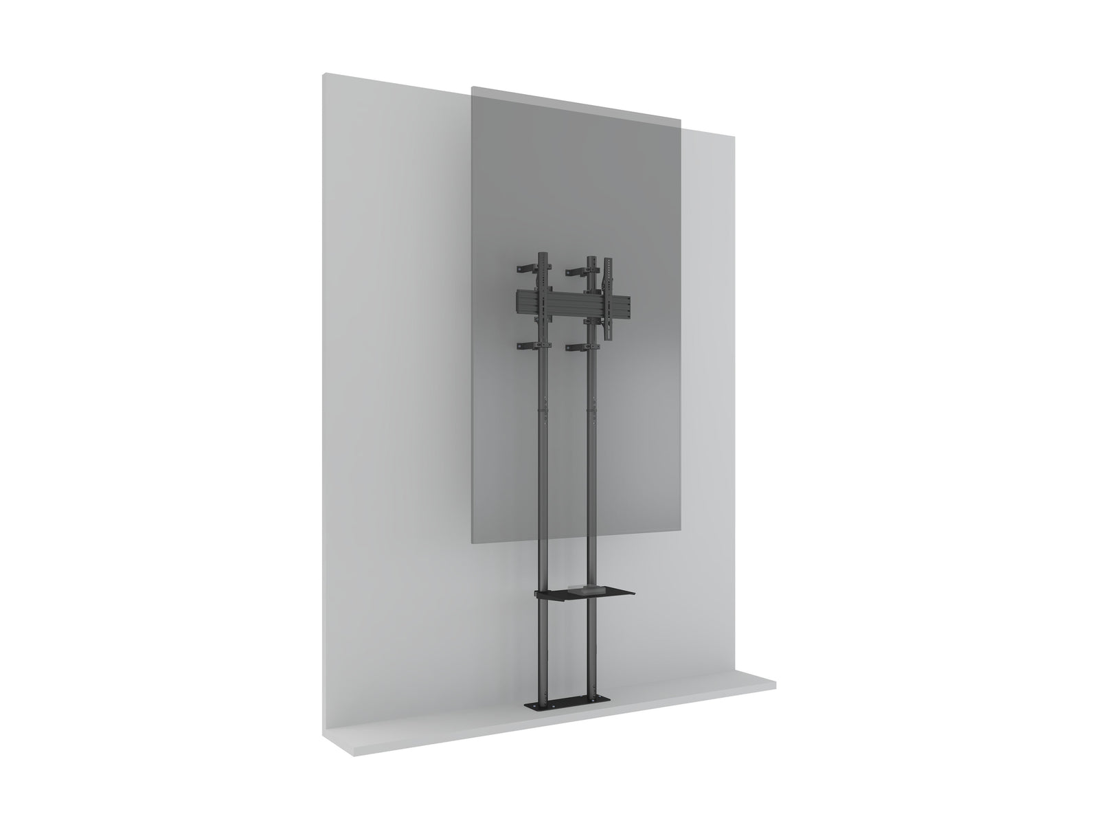 Multibrackets MBFW2P1UHD M Pro 3m Floorstand to Wall Mount For 75"-98" Screens | 7340234812042