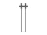 Multibrackets MBFW2P1UHD M Pro 3m Floorstand to Wall Mount For 75"-98" Screens | 7340234812615