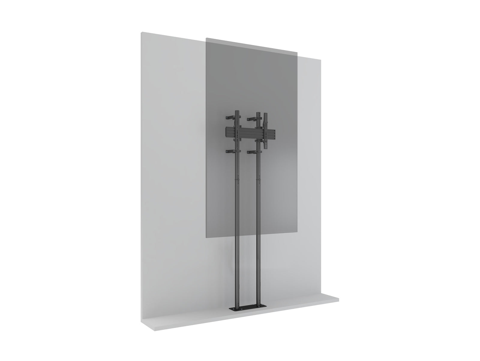 Multibrackets MBFW2P1UHD M Pro 3m Floorstand to Wall Mount For 75"-98" Screens | 7340234812615