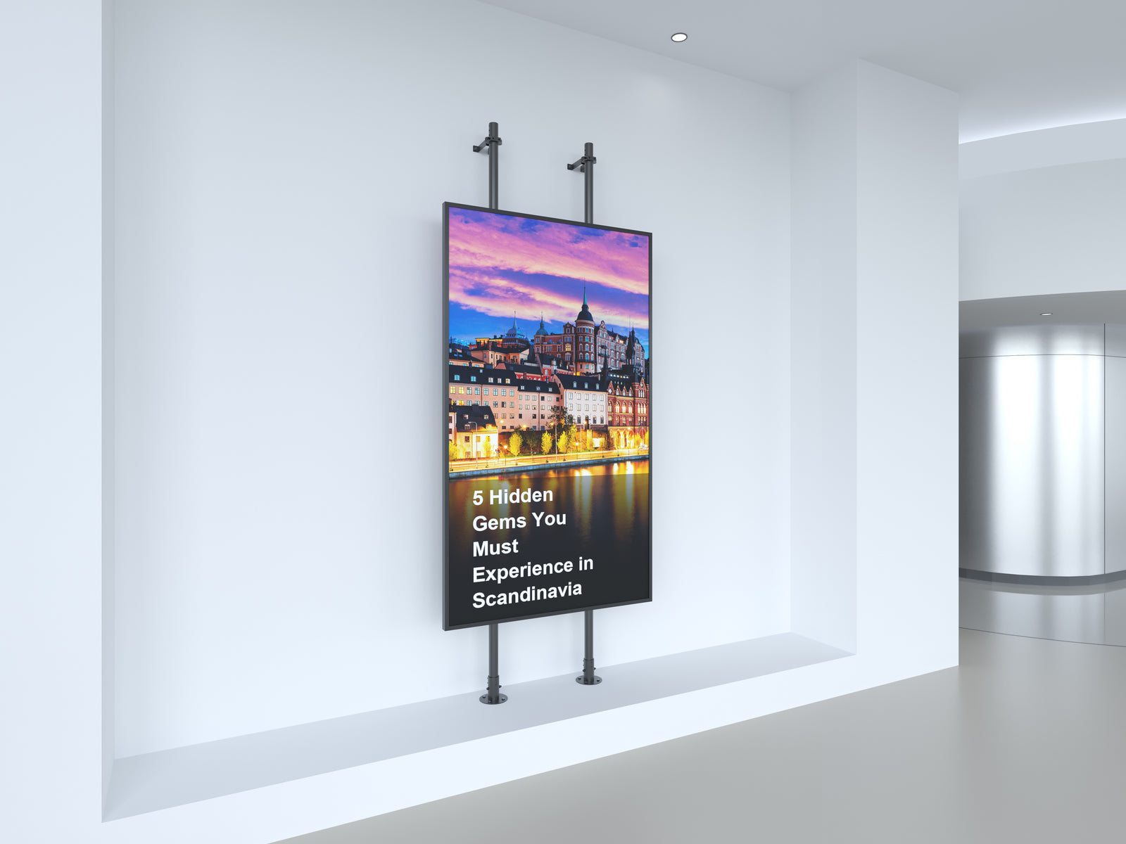 Multibrackets MBFW2P1UPHD M Pro 3m Floor to Wall Mount For 65"-110" Screens | 7350105216022