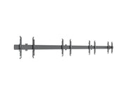 Multibrackets MBW4U M Pro 4-Screen Wall Mount – Black | 7350073730179 Wall Mount Bracket Multibrackets