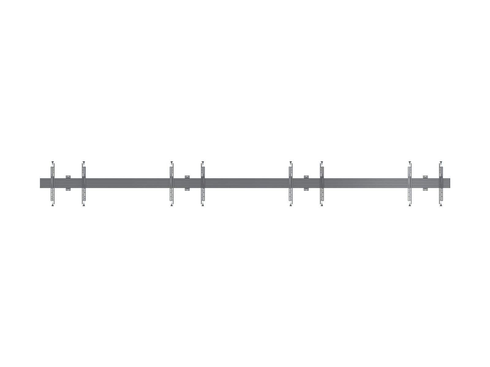 Multibrackets MBW4U M Pro 4-Screen Wall Mount – Black | 7350073730179 Wall Mount Bracket Multibrackets