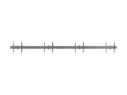 Multibrackets MBW4U M Pro 4-Screen Wall Mount – Black | 7350073730179 Wall Mount Bracket Multibrackets