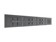 Multibrackets MBW4U M Pro 4-Screen Wall Mount – Black | 7350073730179 Wall Mount Bracket Multibrackets