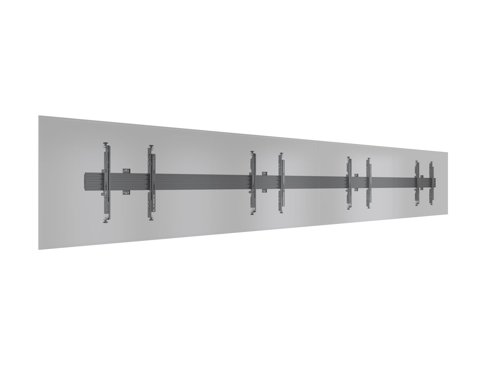 Multibrackets MBW4U M Pro 4-Screen Wall Mount – Black | 7350073730179 Wall Mount Bracket Multibrackets