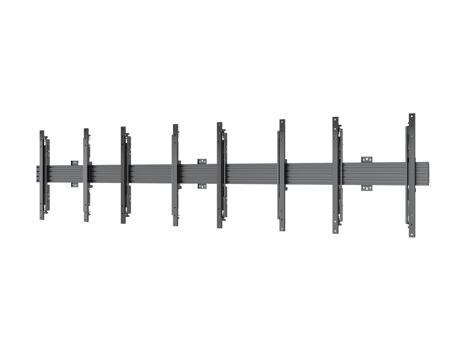 Multibrackets MBW4UP M Pro 4-Screen Wall Mount – Black | 7350073730186 Wall Mount Bracket Multibrackets