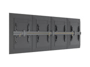 Multibrackets MBW4UP M Pro 4-Screen Wall Mount – Black | 7350073730186 Wall Mount Bracket Multibrackets