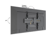 Multibrackets MBW5U M Pro 4-Screen Wall Mount – Black | 7350105219504 Wall Mount Bracket Multibrackets