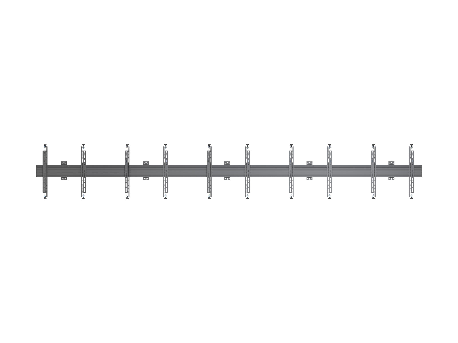 Multibrackets MBW5U M Pro 4-Screen Wall Mount – Black | 7350105219504 Wall Mount Bracket Multibrackets