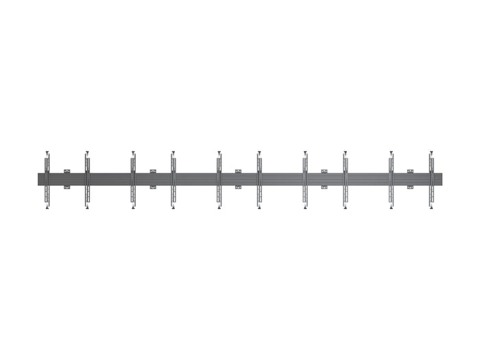 Multibrackets MBW5U M Pro 4-Screen Wall Mount – Black | 7350105219504 Wall Mount Bracket Multibrackets