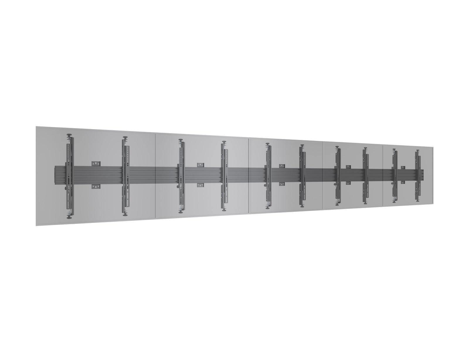 Multibrackets MBW5U M Pro 4-Screen Wall Mount – Black | 7350105219504 Wall Mount Bracket Multibrackets
