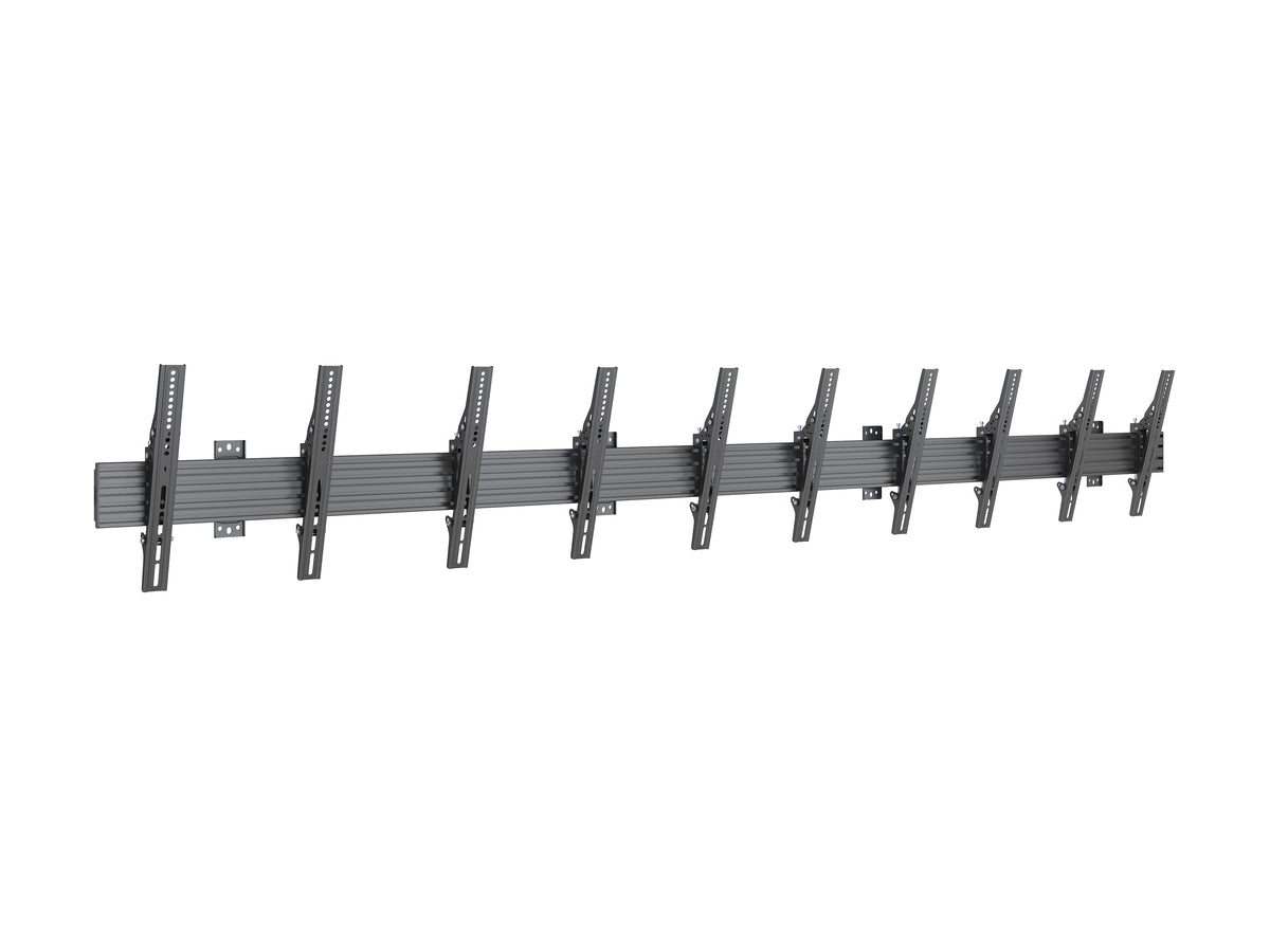 Multibrackets MBW5UP M Pro Tilt 5-Screen Portrait Wall Mount – Black | 7350105219160 Wall Mount Bracket Multibrackets