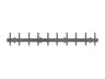 Multibrackets MBW5UP M Pro Tilt 5-Screen Portrait Wall Mount – Black | 7350105219160