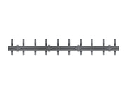 Multibrackets MBW5UP M Pro Tilt 5-Screen Portrait Wall Mount – Black | 7350105219160 Wall Mount Bracket Multibrackets
