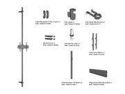 Multibrackets MBWW1U 3m Wall to Wall Mount For 40"-65" Screens | VESA 400x400 Wall Mount Bracket Multibrackets