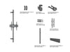 Multibrackets MBWW1U 1.5m Wall to Wall Mount For 40"-65" Screens | VESA 400x400 Wall Mount Bracket Multibrackets