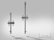 Multibrackets MBWW1U 1.5m Wall to Wall Mount For 40"-65" Screens | VESA 400x400 Wall Mount Bracket Multibrackets