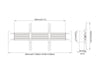 Multibrackets MBWW1U Wall to Wall Mount For 55" Screens | VESA 600x400 Wall Mount Bracket Multibrackets