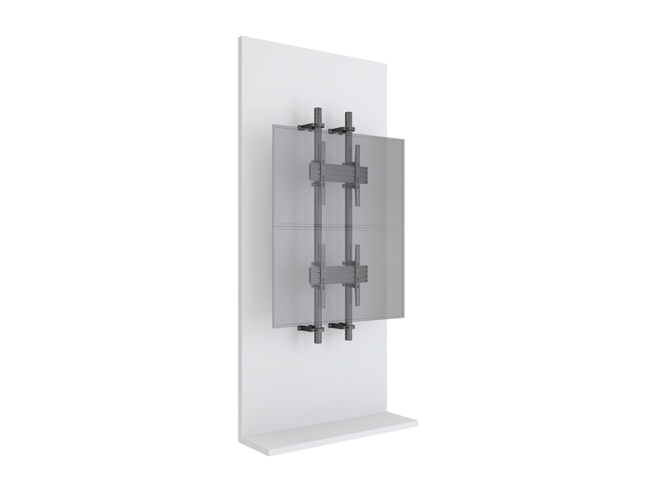 Multibrackets MBWW2U Dual Screen 2.3m Wall to Wall Mount For 40"-65" Screens | VESA 400x400 Wall Mount Bracket Multibrackets