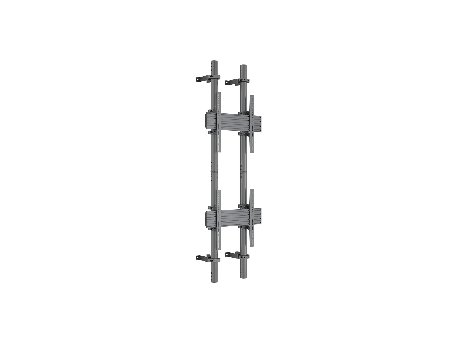Multibrackets MBWW2U Dual Screen 2.3m Wall to Wall Mount For 40"-65" Screens | VESA 400x400 Wall Mount Bracket Multibrackets