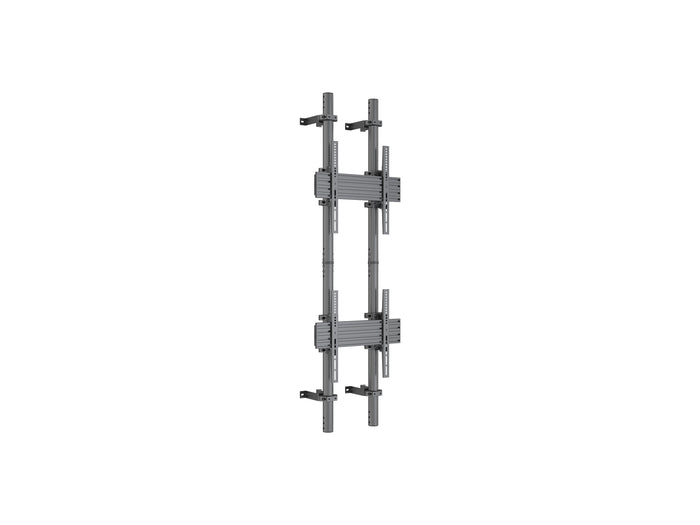 Multibrackets MBWW2U Dual Screen 2.3m Wall to Wall Mount For 40"-65" Screens | VESA 400x400 Wall Mount Bracket Multibrackets