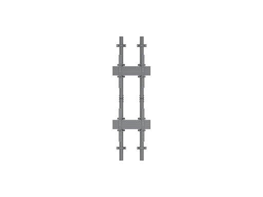 Multibrackets MBWW2U Dual Screen 2.3m Wall to Wall Mount For 40"-65" Screens | VESA 400x400 Wall Mount Bracket Multibrackets