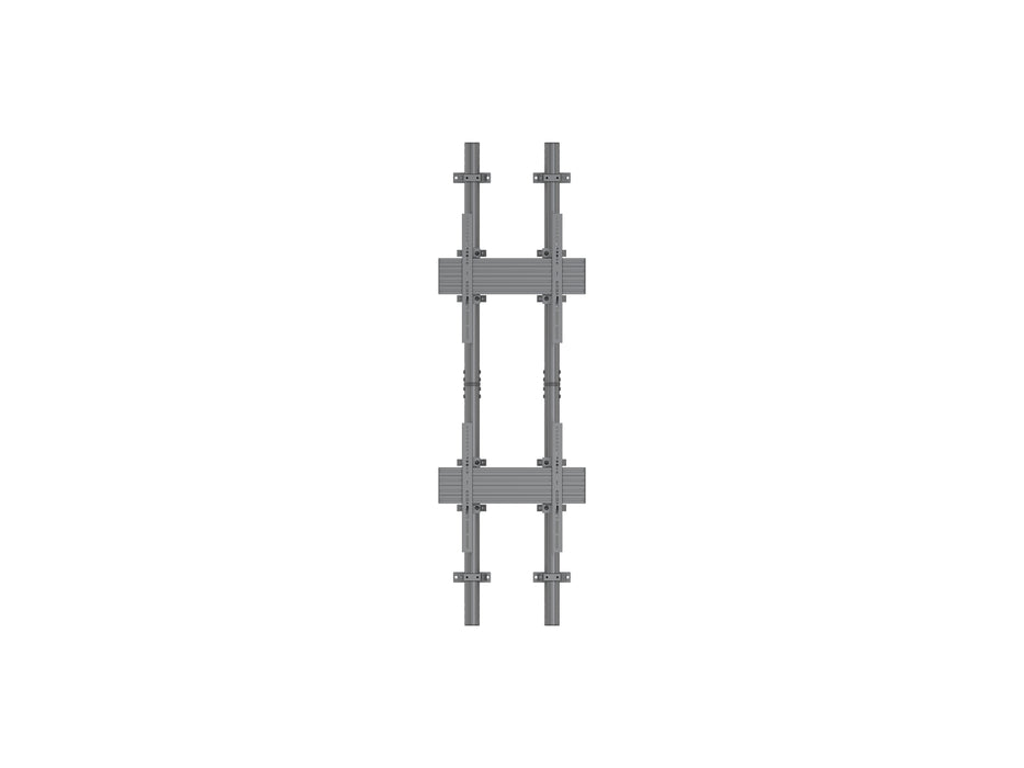 Multibrackets MBWW2U Dual Screen 2.3m Wall to Wall Mount For 40"-65" Screens | VESA 400x400 Wall Mount Bracket Multibrackets