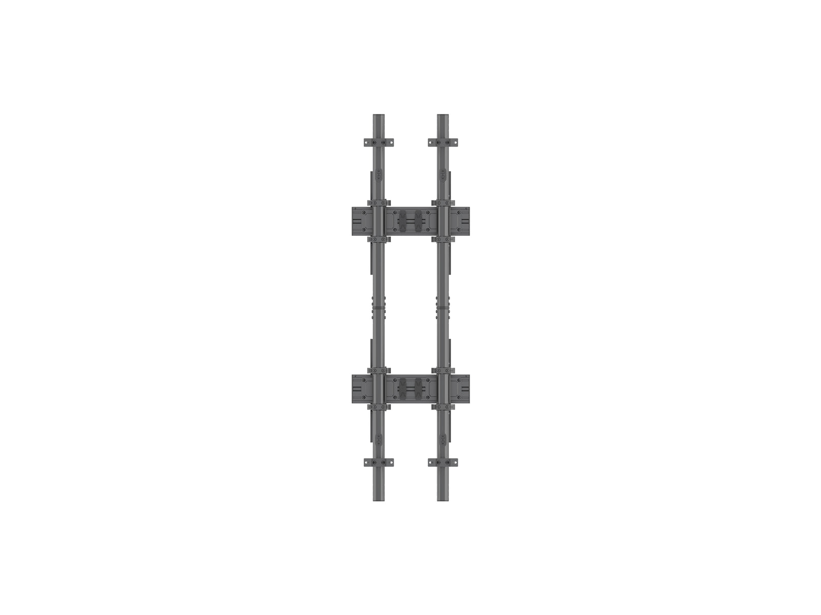Multibrackets MBWW2U Dual Screen 2.3m Wall to Wall Mount For 40"-65" Screens | VESA 400x400 Wall Mount Bracket Multibrackets