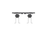 Multibrackets MBWW2U Dual Screen 2.3m Wall to Wall Mount For 40"-65" Screens | VESA 400x400 Wall Mount Bracket Multibrackets