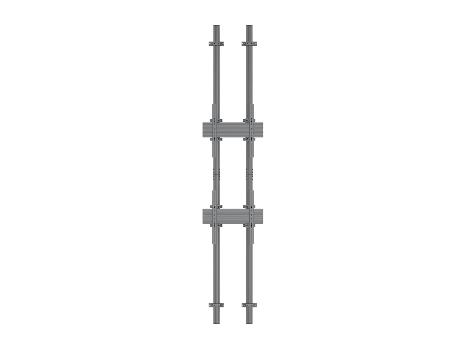 Multibrackets MBWW2U Dual Screen 3m Wall to Wall Mount For 40"-65" Screens | VESA 400x400 Wall Mount Bracket Multibrackets