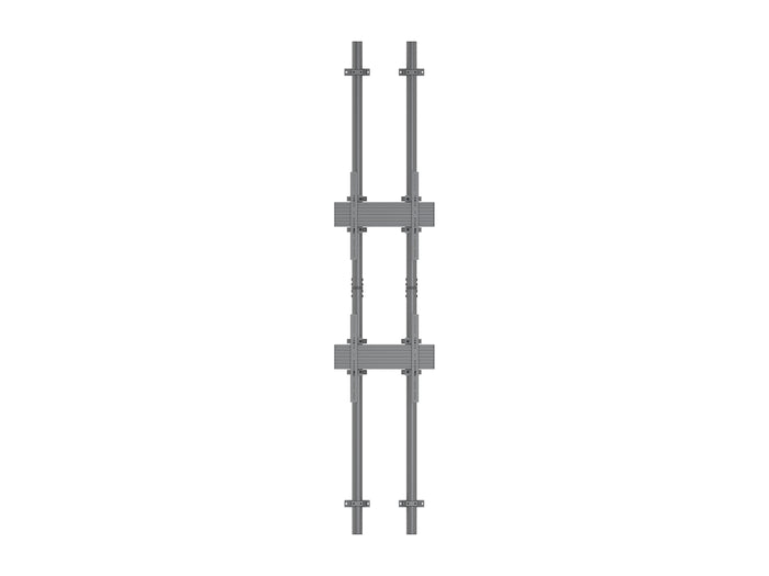 Multibrackets MBWW2U Dual Screen 3m Wall to Wall Mount For 40"-65" Screens | VESA 400x400 Wall Mount Bracket Multibrackets