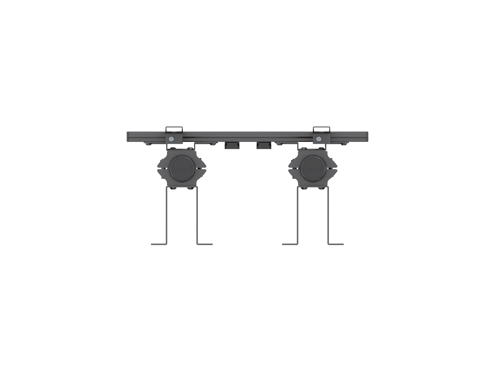 Multibrackets MBWW2U Dual Screen 3m Wall to Wall Mount For 40"-65" Screens | VESA 400x400 Wall Mount Bracket Multibrackets