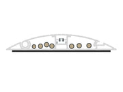 Multibrackets M Cable Cover Floor 1100mm 139mm - Aluminium | 7350105212192