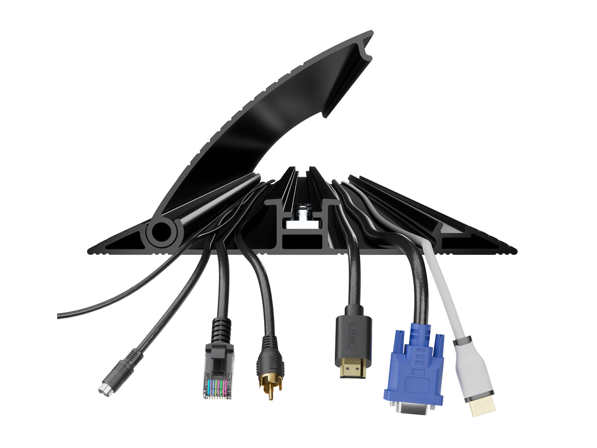 Multibrackets M Cable Cover Floor 1100mm 139mm - Black | 7350105215391