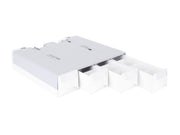 Multibrackets M Cart Drawer IIII 4-Compartment Lockable Storage for M Workstation Carts | 7350073734375 Mount Accessories Multibrackets