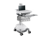 Multibrackets M Cart Drawer IIII 4-Compartment Lockable Storage for M Workstation Carts | 7350073734375 Mount Accessories Multibrackets