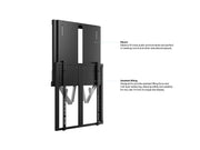 Multibrackets M Counterbalanced Wall Mount for 55"-86" Screens – Black | 7350073737765 Wall Mount Bracket Multibrackets