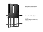 Multibrackets M Counterbalanced Wall Mount for 75"-90" Screens | 7350105218767 Wall Mount Bracket Multibrackets
