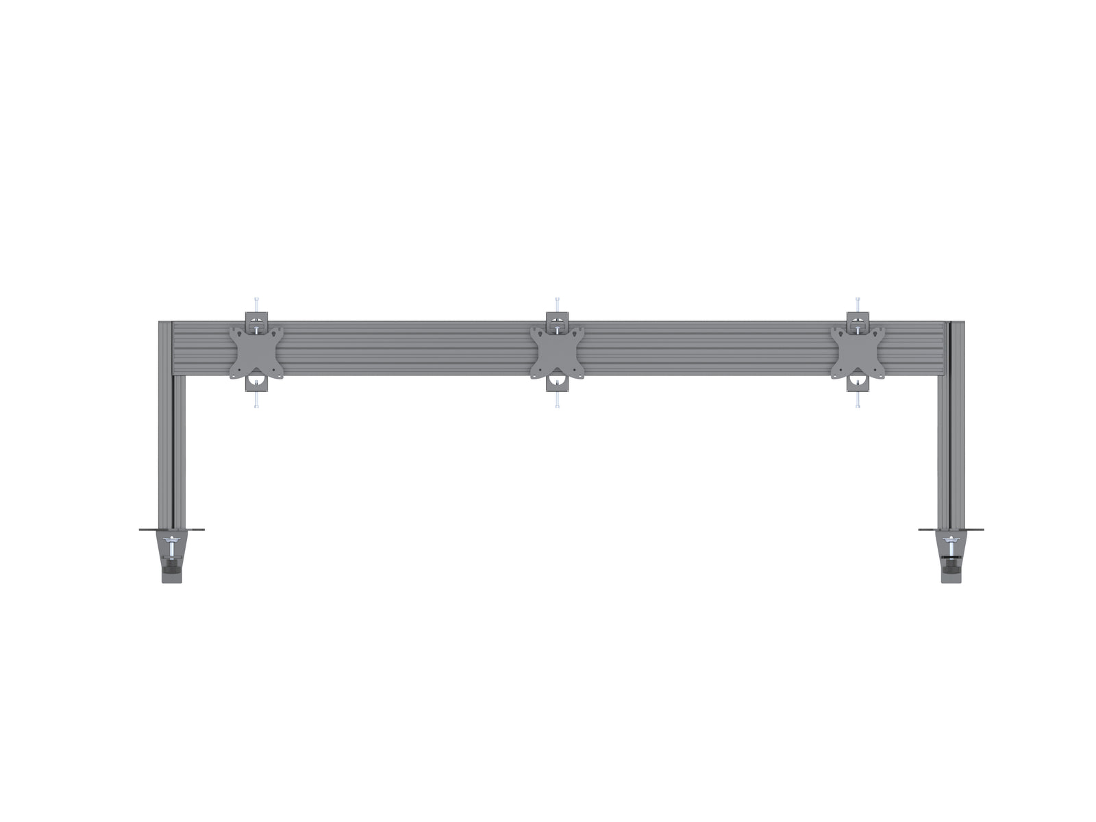 Multibrackets M Deskmount Column Pro 3x1 Triple Monitor Mount | 7350105215957