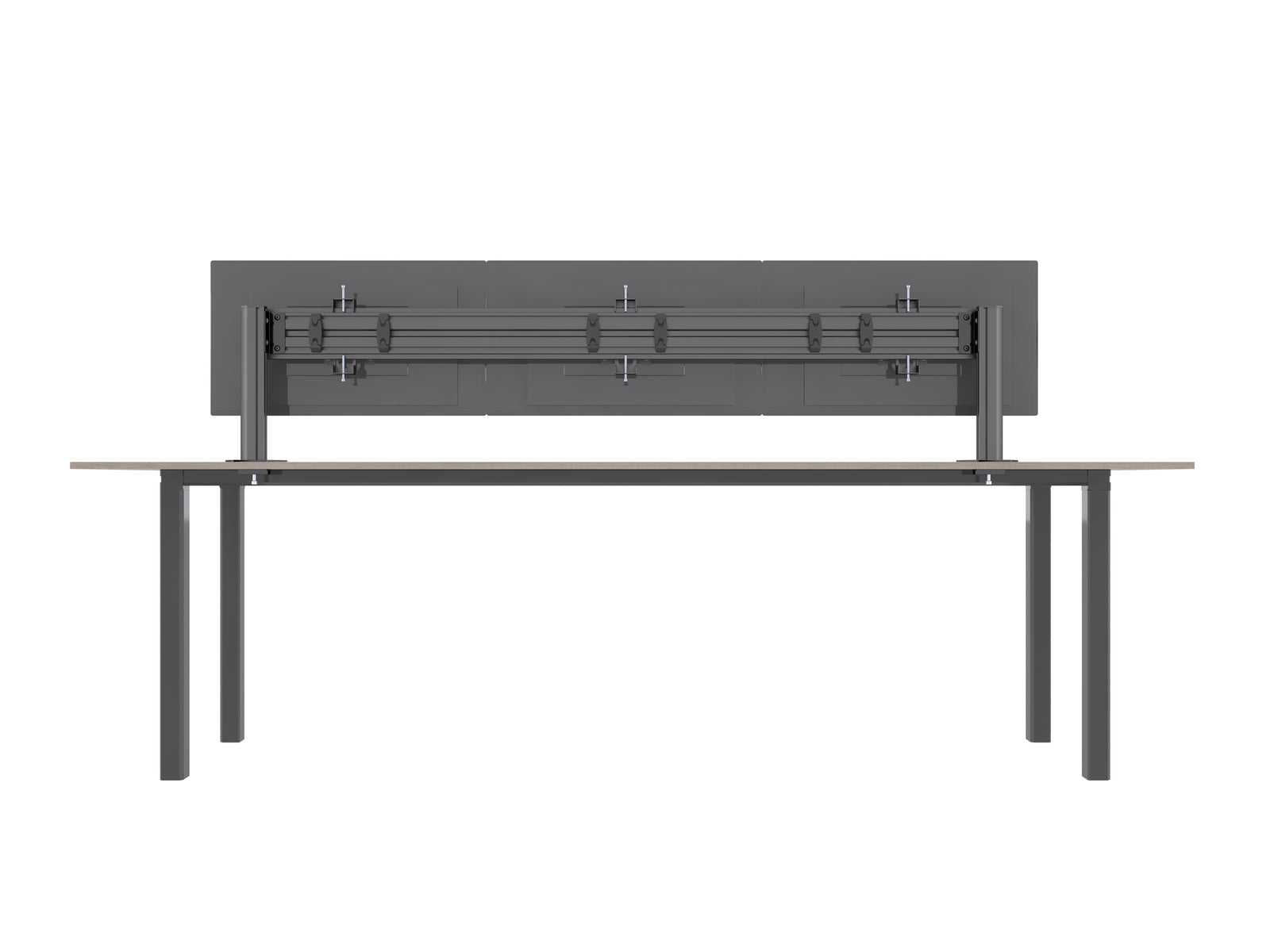 Multibrackets M Deskmount Column Pro 3x1 Triple Monitor Mount | 7350105215957