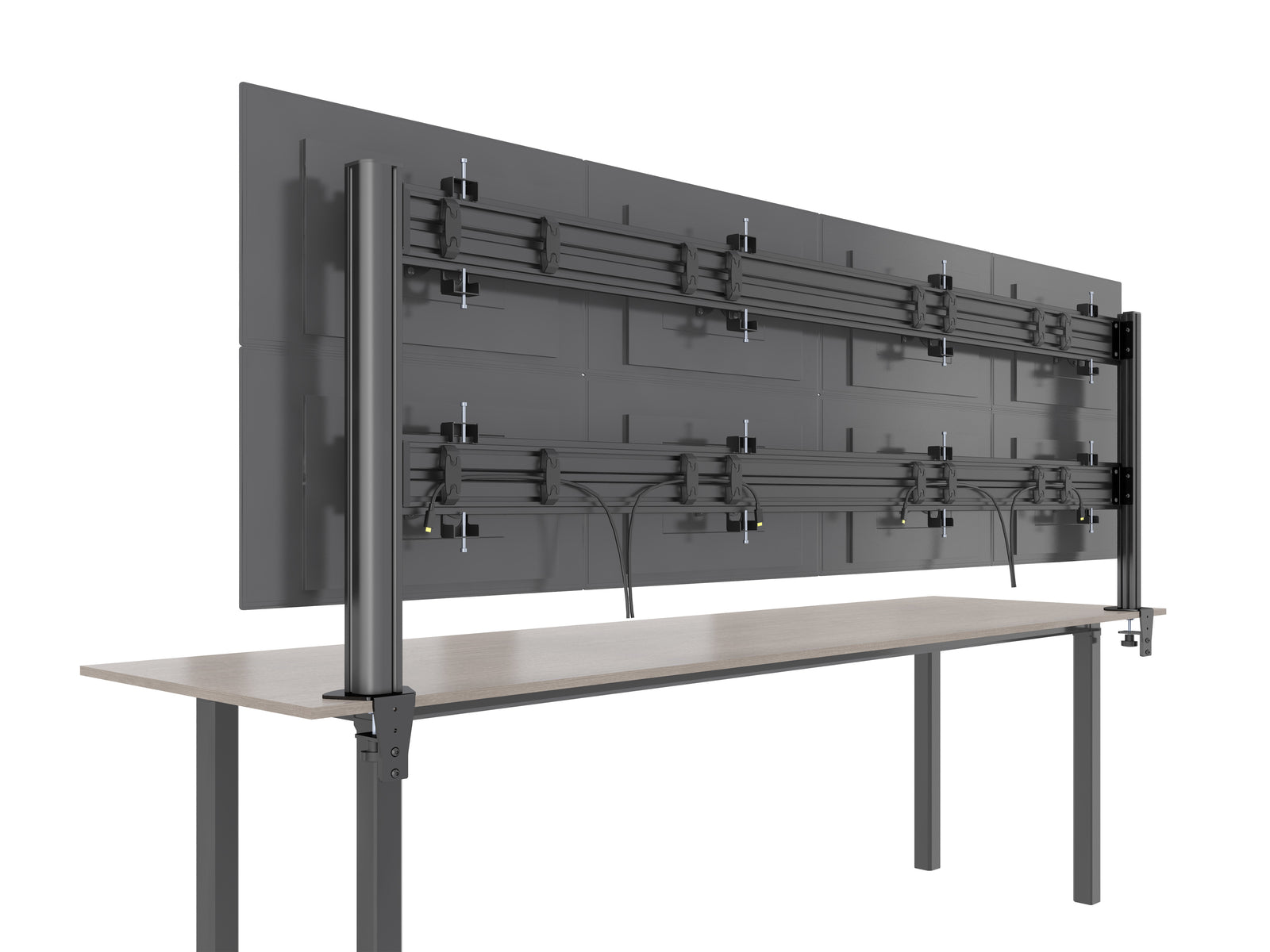 Multibrackets M Deskmount Column Pro 4x2 8-Monitor Mount for 15"–32" Screens | 7350105215964