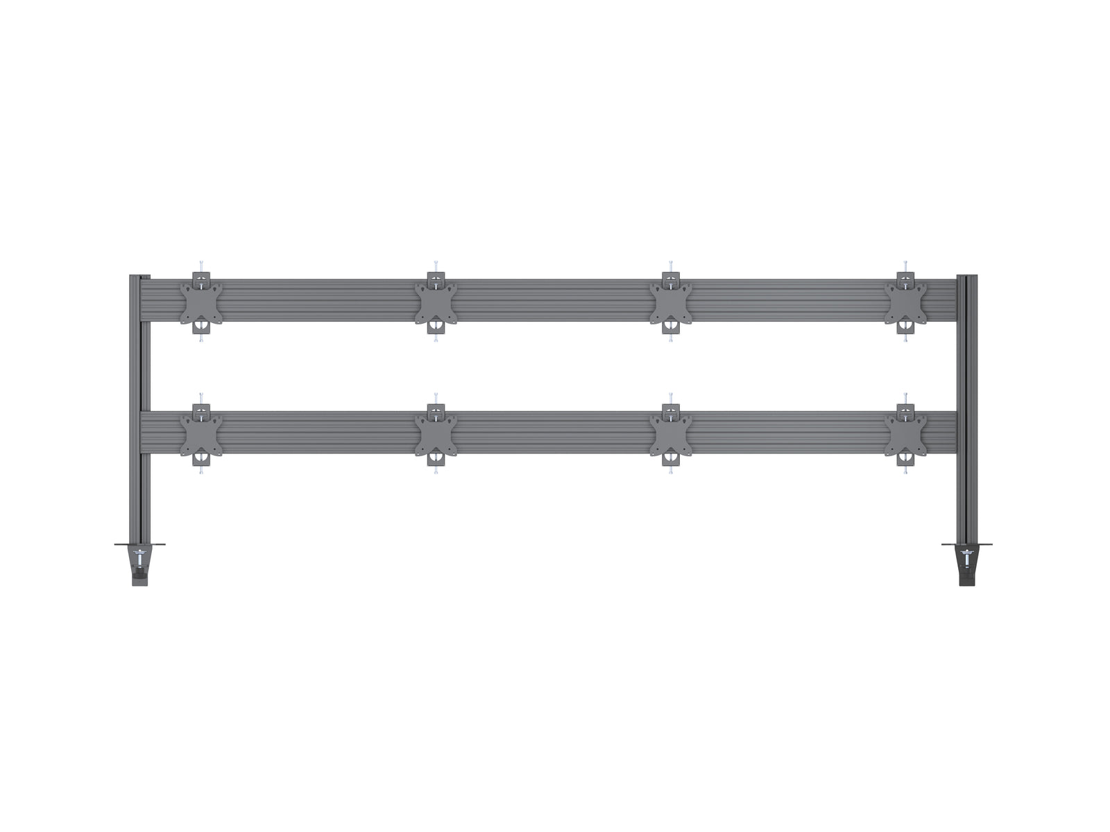 Multibrackets M Deskmount Column Pro 4x2 8-Monitor Mount for 15"–32" Screens | 7350105215964